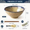 Japanische Ramen Schalen Set 2er 1100 ml Keramik Produktbild-Vorschau