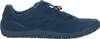 A side view of a dark blue athletic shoe against a white background. Produktbild-Vorschau