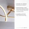 Plafonnier LED laiton mat, intensité lumineuse variable, L Voir les images du produit 5