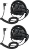Two black walkie-talkie headsets are shown against a white background. Náhled obrázku produktu