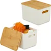Relaxdays Aufbewahrungsbox, 2er Set, Deckel, Kunststoff, Produktbild-Vorschau 1
