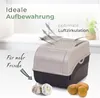 Novaliv 1x Groß 9l Kartoffelhorde perlmut Kartoffelbehälter Produktbild-Vorschau 2