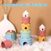 Stapelturm Baby Silikon Becher BPA-frei – Montessori Produktbild-Vorschau 2