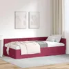 vidaXL Eckbettgestell mit Kopfteil Weinrot 80 cm x 200 cm Produktbild-Vorschau 2