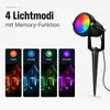 Faretto LED da giardino a 12V, luce RGB, 6W, 16 colori + Anteprima dell’immagine prodotto 10