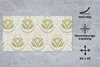 MuchoWow® Mauspad Mousepad Blumen - Gold - Muster 60x30 cm Produktbild-Vorschau 2
