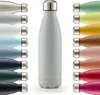 Blumtal Gourde en inox isolée Thermos 500 ml - Gris foncé - Voir les images du produit 1