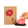 Grußkarte - Maus mit Herzsprechblase Produktbild-Vorschau 3