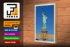 Holzschild Reise 20x30cm New York Statue of Liberty Produktbild-Vorschau 4