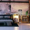Lampa stojąca Relaxdays Kristall, klosz z organzy, Podgląd zdjęcia produktu 5
