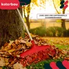 KOTARBAU® Rastrello Per Foglie Plastica 48 cm Rastrello Anteprima dell’immagine prodotto 2