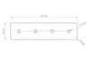 Verbinderplatte I-Typ Nut 6, 30x120mm, Stahl 3mm galvanisch Produktbild-Vorschau 3