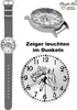 Pacific Time Kinderuhr Jungen Mädchen Pferde schwarz Produktbild-Vorschau 2