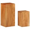 vidaXL Tavolini 2 pz. Legno massiccio di acacia Anteprima dell’immagine prodotto 8