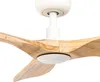 ROWIND Deckenventilator weiß/Eiche ohne Licht Ø90 wifi Produktbild-Vorschau 4