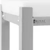 Metzgerblock aus Polyethylen auf Stahlsockel, 40 x 40 x 88 Produktbild-Vorschau 3