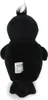The back view of a black plush toy raven with a tuft of hair on its head. Produktbild-Vorschau