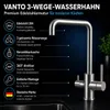 VANTO INOX 3-Wege-Wasserhahn U-Auslauf – Küchenarmatur Produktbild-Vorschau 4
