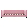 vidaXL Tagesbett Rosa 100x200 cm Samt Produktbild-Vorschau 3