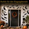 24 Stück Halloween Fledermaus Deko mit LED Outdoor Innen Produktbild-Vorschau 3