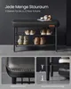 A shoe rack with a bench top, showing storage capacity and design details. Produktbild-Vorschau