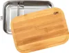 Herbertz Edelstahl Lunch Box Mit Trenner Und Bambus-Deckel Produktbild-Vorschau 1