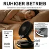 Mini Ventilator USB Akku Tischventilator 3600mAh 5 Stufen Produktbild-Vorschau 7