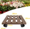 LZQ 2 Stück WPC Pflanzenroller 30x30 cm 100 kg Tragkraft, Produktbild-Vorschau 2