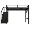 Letto a castello Flieks 140x200 cm con armadio e vani Anteprima dell’immagine prodotto 8