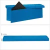 Relaxdays 4052025950842, Taburet/otoman, Obdélník, Modrá, Náhled obrázku produktu 3