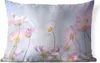 MuchoWow® Outdoor Kissen - Blumen - Rosa - Draußen - Natur Produktbild-Vorschau 1