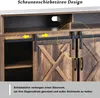 OKWISH Meuble TV 148 x 40 x 78 cm - 2 portes coulissantes Voir les images du produit 6