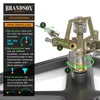 Brandson celokovový kruhový zavlažovač 360°, impulzný Náhľad obrázku produktu 3