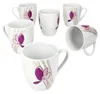 6er Set Viola Kaffeebecher 350ml Porzellan-Tassen 6 Produktbild-Vorschau 2