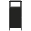 vidaXL Kredens czarny 100x35x80 cm materiał drewnopochodny Podgląd zdjęcia produktu 7