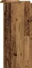 A close-up view of a wooden reception desk with an aged wood finish. Anteprima dell’immagine prodotto