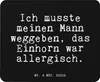 Mr. & Mrs. Panda Mouse Pad Ich musste meinen Mann... - Produktbild-Vorschau 1