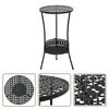 The Living Store Stolik bistro czarny 40x70cm metalowy Podgląd zdjęcia produktu 7