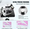 Microscope composé trinoculaire SucceBuy, grossissement de Voir les images du produit 3