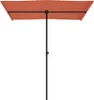 vidaXL Parasol z aluminiowym drążkiem 180x110 cm terakota Podgląd zdjęcia produktu 4