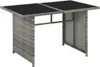 vidaXL 10-tlg. Garten-Lounge-Set mit Auflagen Poly Rattan Produktbild-Vorschau 5