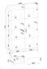 Armoire vitrine 104 cm Haller - Vitrine avec porte vitrée & Voir les images du produit 6