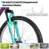 Hiland Damen Mountainbike 27,5 Zoll, Aluminium Rahmen 18 Produktbild-Vorschau 4