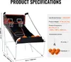 SucceBuy Gioco arcade di basket pieghevole, sport indoor Anteprima dell’immagine prodotto 7