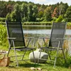 CCLIFE 2 Stk. Gartenstühle Hochlehner Balkonstühle klappbar Produktbild-Vorschau 8