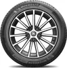 A close-up studio shot of a Michelin Primacy 4 tire mounted on a silver and black alloy wheel. Produktbild-Vorschau