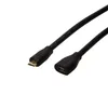 Logilink USB 2.0 Verlängerungskabel, Micro-B, 0,5m schwarz Anteprima dell’immagine prodotto 1