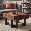 Couchtisch HWC-A15, Wohnzimmertisch, Tanne Holz rustikal Produktbild-Vorschau 1
