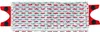 A flat lay of a mop head with red attachment tabs. Produktbild-Vorschau