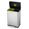EKO - X-Cube Recycling Kosz na śmieci z pedałem 20+20 Podgląd zdjęcia produktu 2